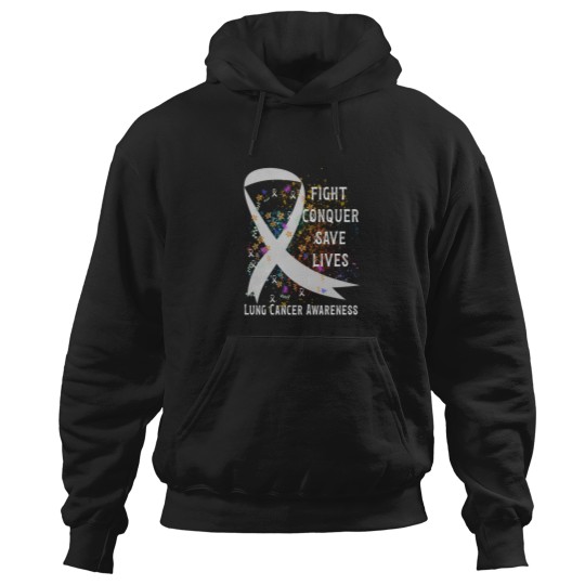 Discover Lung Cancer - Lung Cancer Awareness - Hoodies