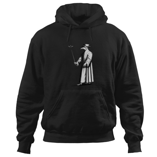 Discover Bubonic Plague Doctor MaskBlack Plague Black Death Disease Hoodies
