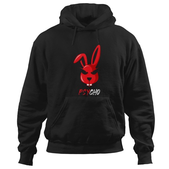 Discover Adorable Psycho Weird Bunny Rabbit Funny Hoodies