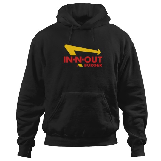 Discover In And Out burger food logo restaurant Hoodies Hoodies