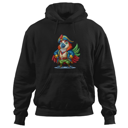 Discover Pirate Parrot Hoodies