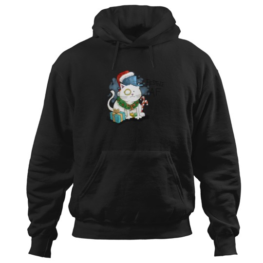 Discover Dapper Cat - Festive Af Hoodies