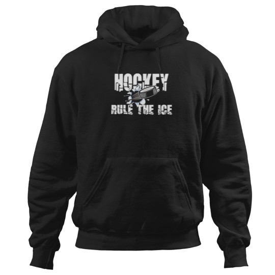 Discover Hockey Rule The Ice Hoodies