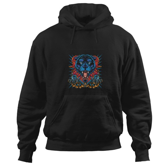 Discover Vintage illustrationFitted V-Neck(1) Hoodies
