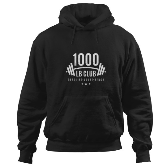 Discover 1000 lb Club Shirt Weightlifting Gift for Bodybuilders Hoodies