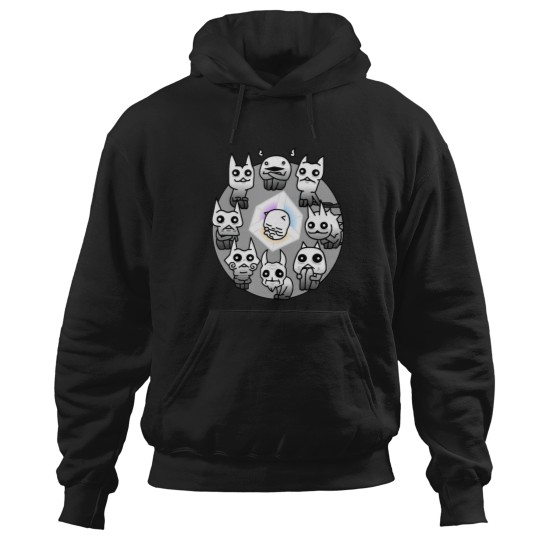 Discover Battle Cats Nekoluga Mural Essential Hoodies
