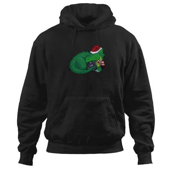 Discover D20 Green Dragon Holiday Edition Hoodies