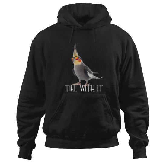 Discover cockatiel - teil with it - grey cockatiel bird owner Hoodies