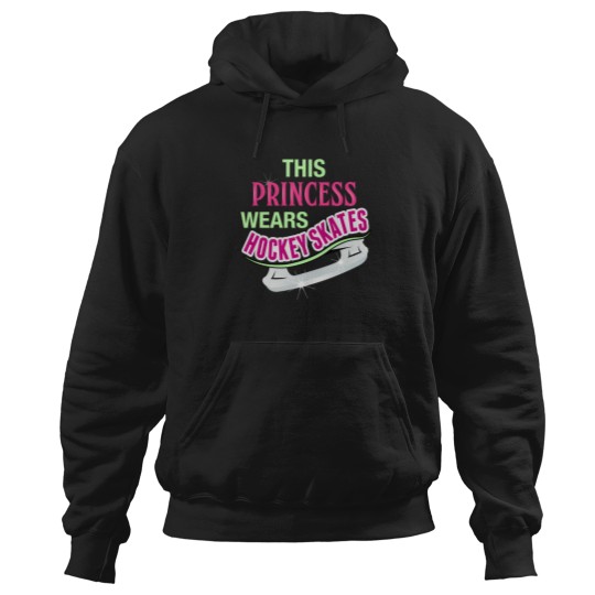 Discover This Princess Wears Hockey Skates' Black Hoodies