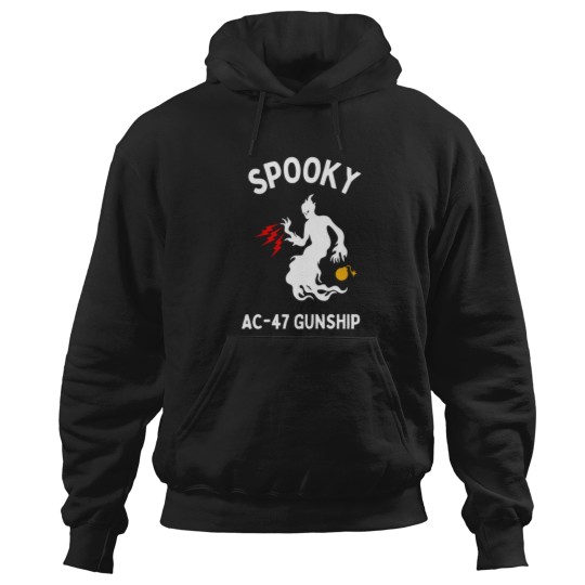 Discover Spooky AC47 Gunship Premium Hoodies