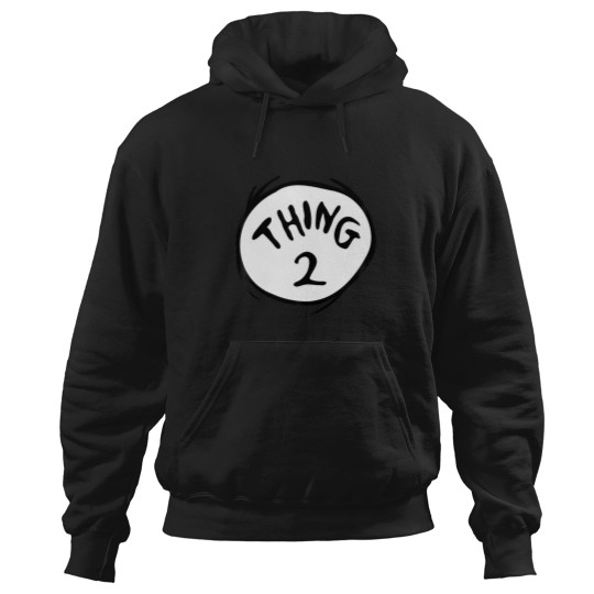 Discover Seuss Geisel Thing 2 Emblem Color Option Hoodies