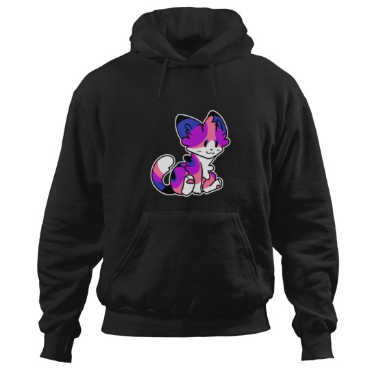 Discover Genderfluid Pride Cat Hoodies