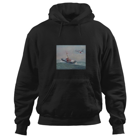 Discover Coast Guard On The Sea And In The Air Hoodies