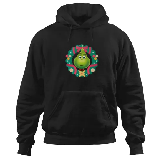 Discover funny character Baby Cute Christmas Wreath Hoodies