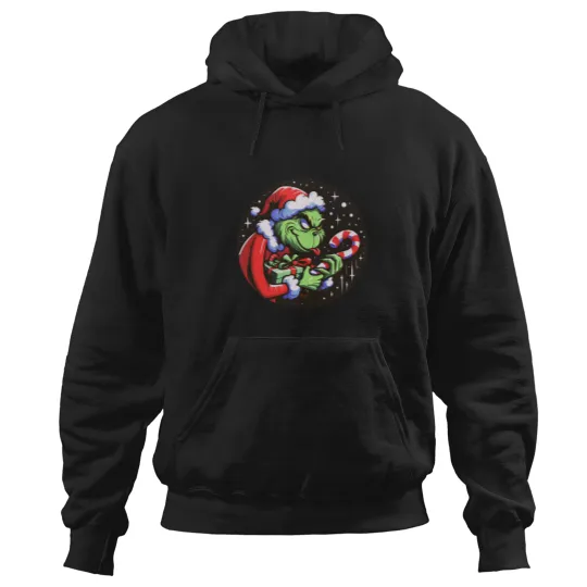 Discover The funny character Christmas Candy Cane Mischief Hoodies