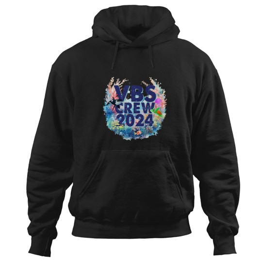 Discover VBS Crew 2024 SCUBAss Divingss Underwater Vacation Bible School Hoodies
