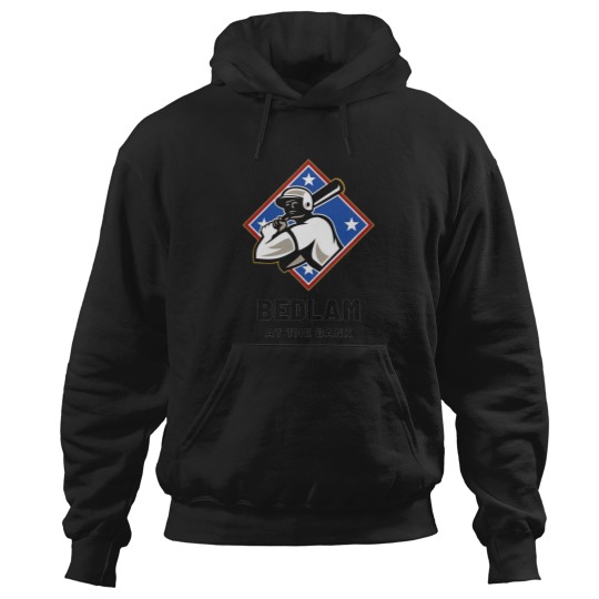 Discover Bedlam at the banck 8 Hoodies