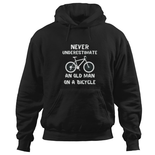 Discover Never Underestimate An Old Man With A Bicycle (6) Hoodies