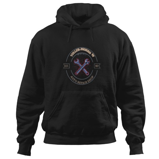 Discover Teller Morrow Automotive Repair Shop Tee Hoodies