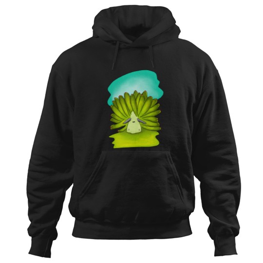 Discover Cute leaf sheep design Active Hoodies