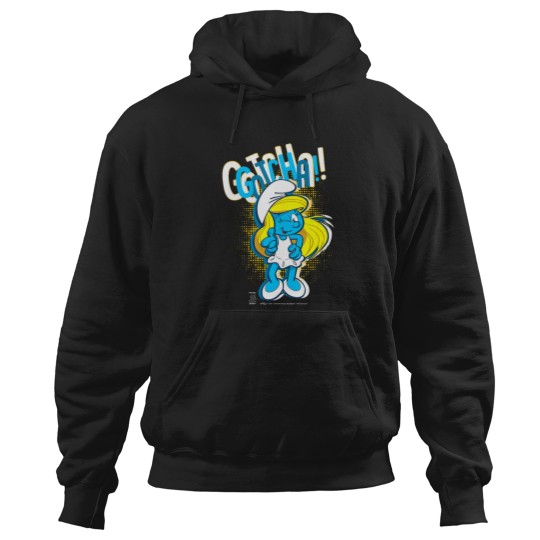 Discover The Smuurfs Smurfette Gotcha! Winky face Hoodies