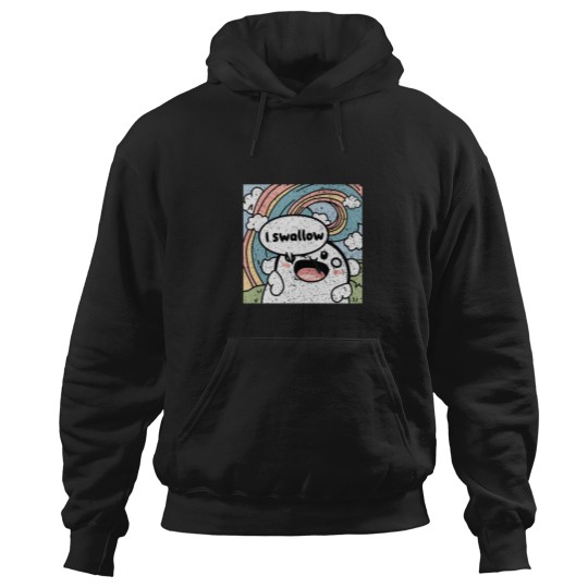 Discover Cute i swallow Hoodies