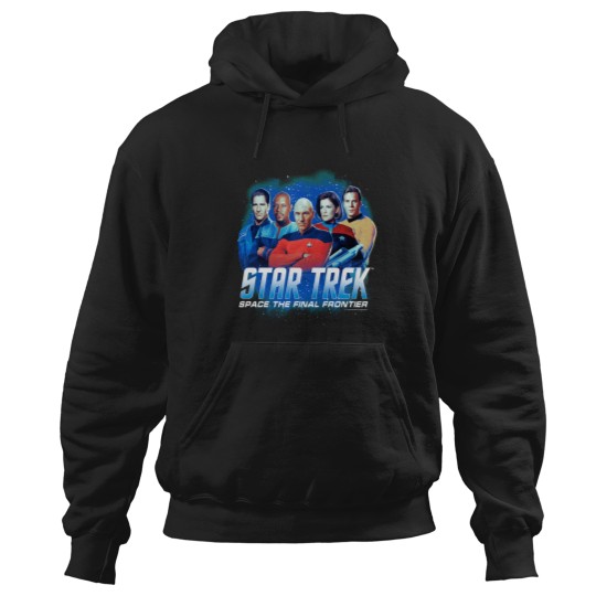 Discover Star Trekss The Captains Of Past Ships Hoodies