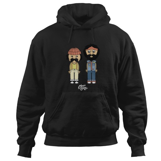Discover Cheech Chong Toon Style Full Bodies With Logo Tank Top Hoodies