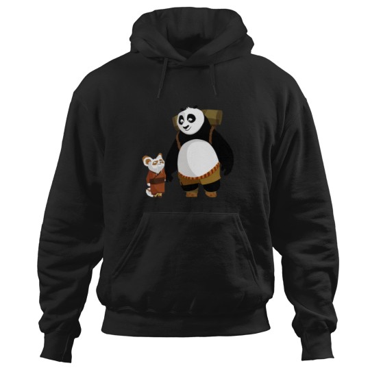 Discover Po and Master Shifu Hoodies