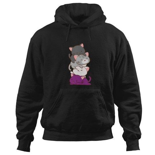 Discover ACEss Pride Kawaii Cats LGBTQ Asexual Hoodies