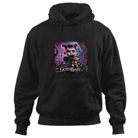 Discover GothBaby Angry Alex The Fierce Guardian Hoodies