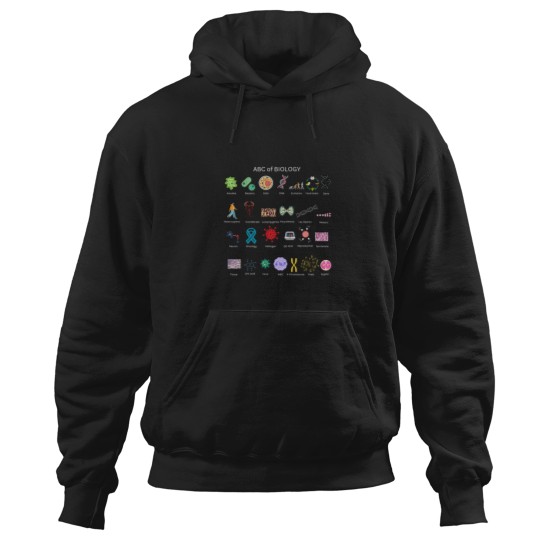 Discover ABC of BIOLOGY for biology for students and biologists Hoodies