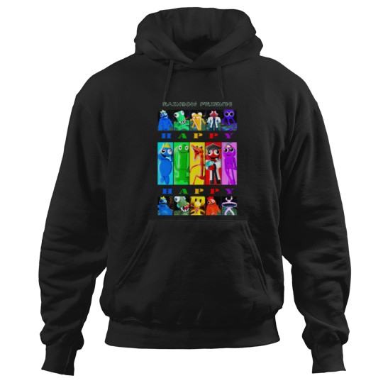 Discover Rainbow Friends Happy Happy Hoodies