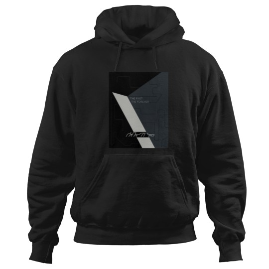 Discover Sector Chev Gray Black Racing Design Hoodies