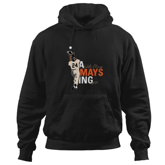 Discover Willie Mays 24 The Catch Hoodie