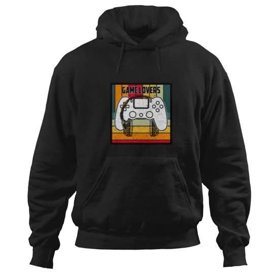 Discover game lovers joystick headset Hoodies
