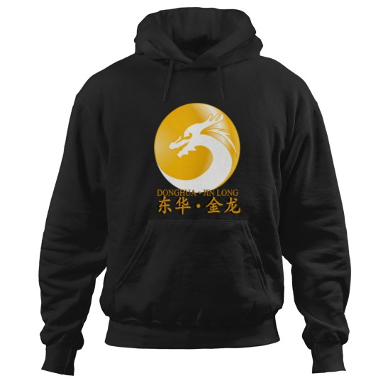 Discover donghua jinlong logo gold Hoodies
