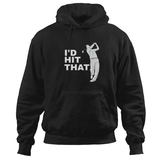 Discover ID Hit That Golfer Golfing   Funny Golf 1 Hoodies