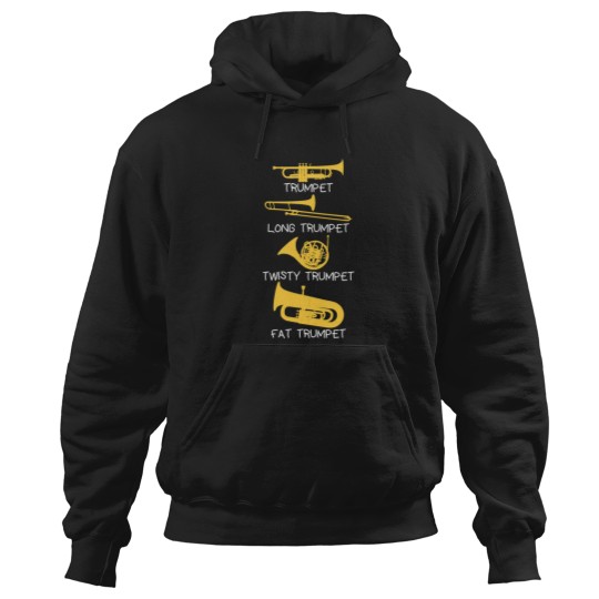 Discover Funny types of trumpet1 Hoodies