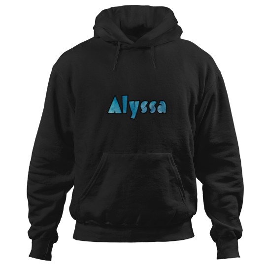 Discover Alyssa Blue Watercolor Hoodies