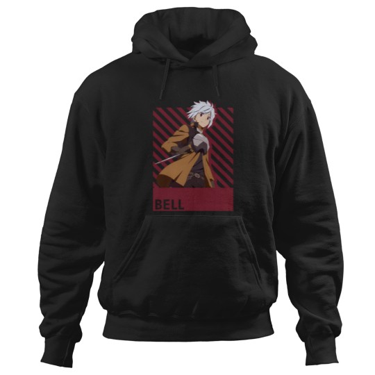 Discover Bell Cranel   Danmachi   Typography 5 Hoodies