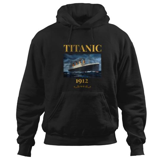Discover Titanic 1912 Passenger Liner Cruise Ship Hoodies