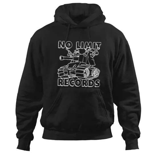 Discover No Limit Records White Logo Hoodies