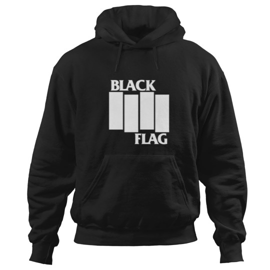Discover style black flag logo Hoodies