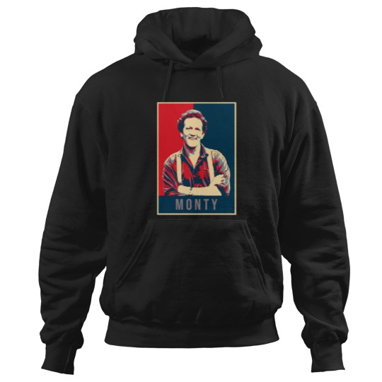 Discover Illustration Pop Art Monty Don Tv Presenter Gardener Hoodies