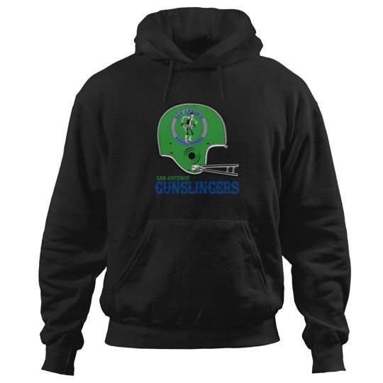Discover San Antonio Gunslingers Football Helmet Hoodies