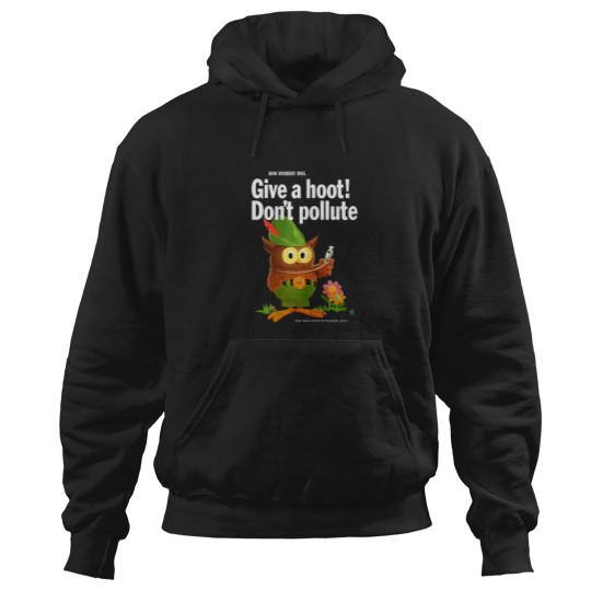 Discover Woodsy Owl Give a Hoot Dont Pollute 70s  8001 Hoodies