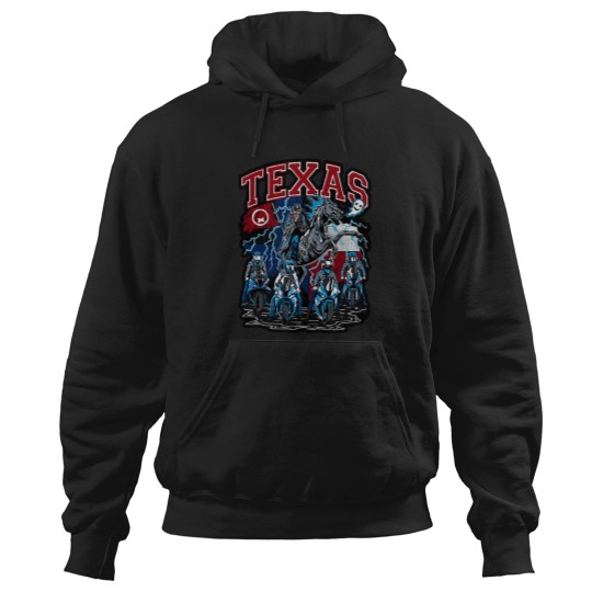 Discover Quiet Club racings - ghosts racings Texass 2024 Motorcycle Rally Event merchs Hoodies