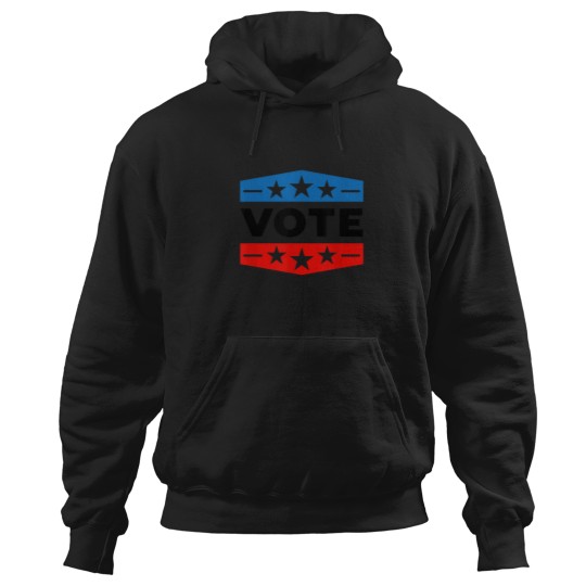 Discover Vote Shirt Women Men Red White Blue 2024 Registe Hoodies
