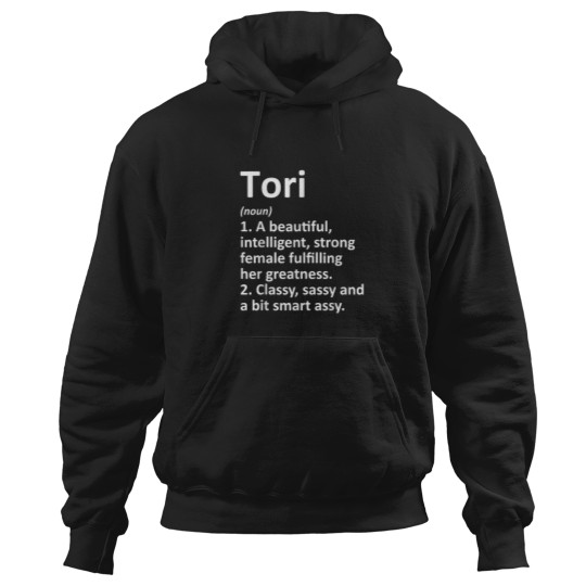 Discover TORI Definition Personalized Name Funny Christma Hoodies
